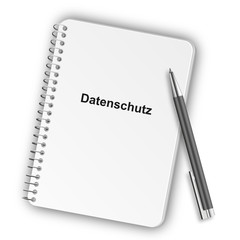 Sticker - Notizblock Hochformat 05 - Datenschutz