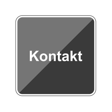 Kontakt - Reflektierender App Button