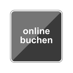 Poster - online buchen - Reflektierender App Button