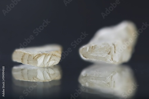 Fotografia, Obraz Moonstone, a gemstone with milky glow from Finland