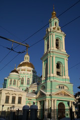 Wall Mural - Bloch's Church on Baumanskaya in Moscow - the pride of Russian Orthodoxy, Russia, winter