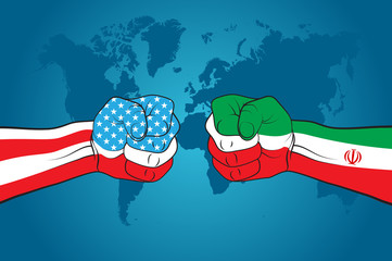 Wall Mural - USA-Iran relations