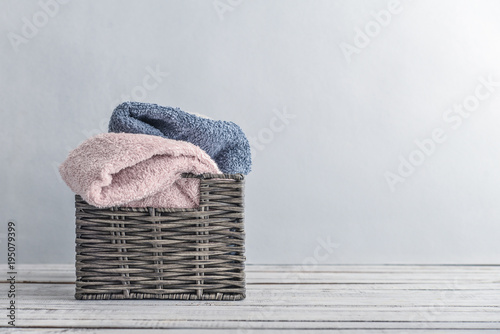 Fotografía Bath towels of different colors