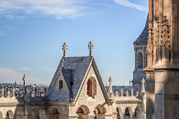 Wall Mural - Architecture of Fisherman's Bastion in Budapest