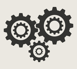 Cogs And Gears Icon Vector Illustration Isolated