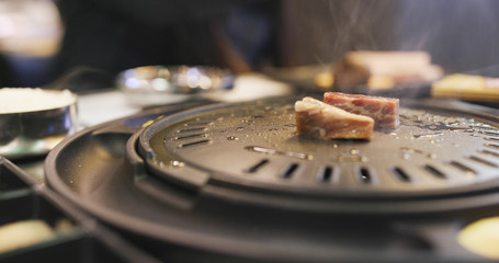 Canvas Print - Korean barbecue grill