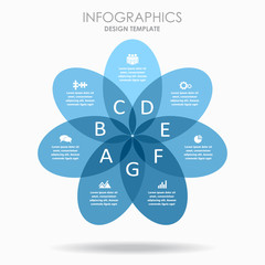 Infographic template. Vector illustration. Can be used for workflow layout, diagram, business step options, banner.