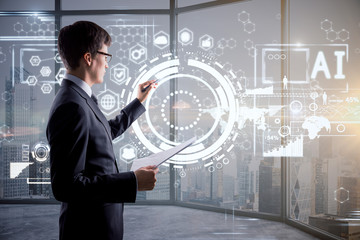 Poster - Touchscreen and innovation concept