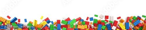 Plastic building blocks
