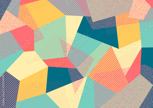 Creative geometric colorful...