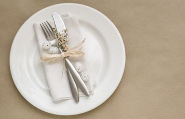 Wall Mural - Easter table setting