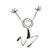 © Zoya Vichikova - Happy stick figure 5