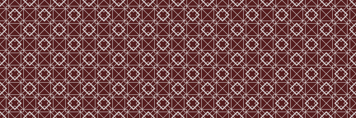 Poster - horizontal abstract geometric design of square for pattern and background,vector illustration