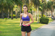 © blackday - Young woman during her morning jogging training