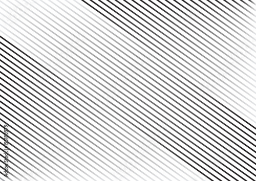 Cuadros en Lienzo Striped background with black parallel diagonal lines