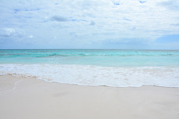 Canvas Print - Paradise beach on Bahama island