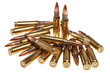  ammunition isolated on white
