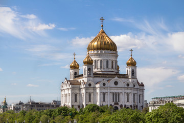 Cathedral of Christ the Savior in Moscow, Russia