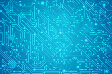 Abstract technology circuit board