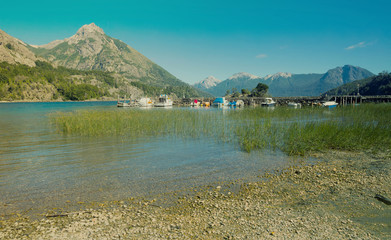 Wall Mural - Lago Nahuel Huapi and Cerro Campanario