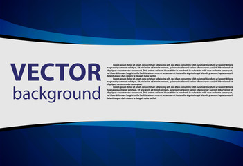 Poster - blue background vector illustration lighting effect graphic for text and message board design infographic