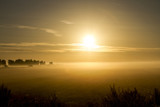 Fototapeta Natura - Sonnenaufgang über Nebel