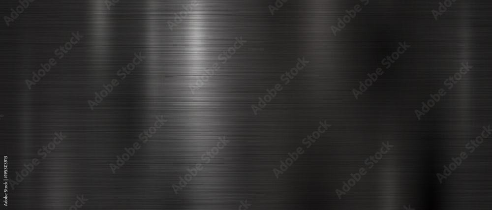 Black metal texture background vector illustration - obrazy, fototapety, plakaty 