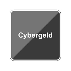 Wall Mural - Cybergeld - Reflektierender App Button