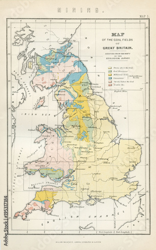 Vintage Map of Great Britain - Early 1800 Antique Maps of the World ...