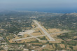 Aerial image of the military air base of Rhodes Maritsa