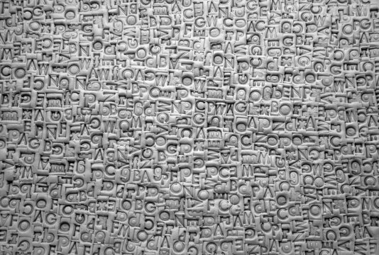 Letterpress background