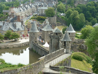 Poster - Château de Fougères, Bretagne, France