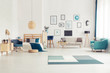 © Photographee.eu - Spacious living room interior