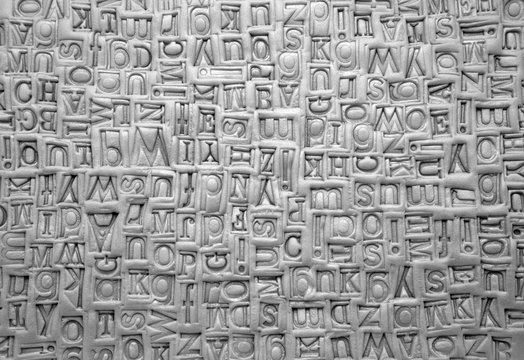 Letterpress background