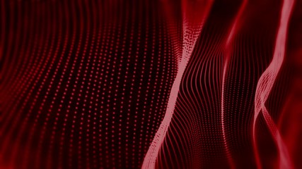 Poster - 4k Abstract particles background loop