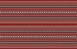 Detailed Horizontal Traditional Handcrafted Red Sadu Rug