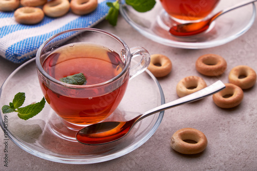 Zdjęcie XXL gorąca herbata z jagnięciną i miętą
