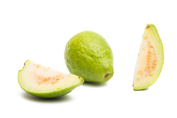 Poster - green guava isolated