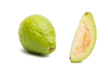 Poster - green guava isolated