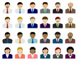 © barks - business person avatar illustration set