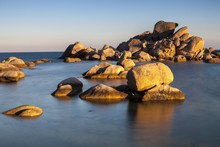 Rocks, Palombaggia Beach, Corsica, France, Mediterranean