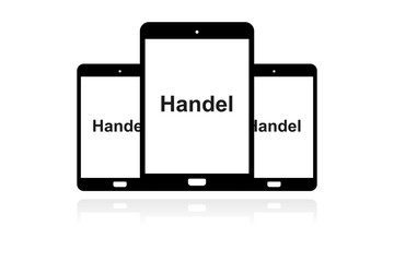 Sticker - Tablet Banner - Handel