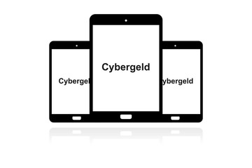 Canvas Print - Tablet Banner - Cybergeld