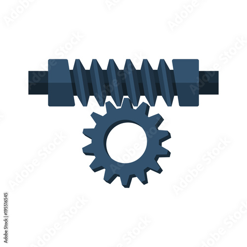 worm gear vector illustration