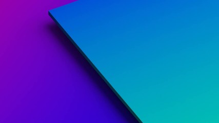 Poster - Abstract 3d rendering of rotating vivid shape. Cgi loop animation. Modern colorful background. Seamless motion design for poster, cover, branding, banner, placard. 4k UHD