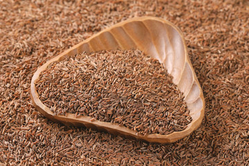 Poster - bowl of caraway seeds