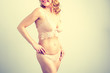 © Kaspars Grinvalds - Woman posing in lace underwear, vintage effect photo filter