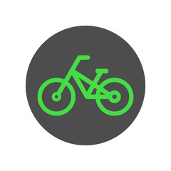 Wall Mural - Bicycle icon. Vector.