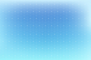 Poster - Geometric pattern with connected line and dots