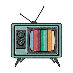 Poster - Old television symbol vector illustration graphic design